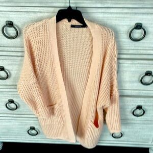 Women’s Long Wrap Cardigan Sweater w Pockets